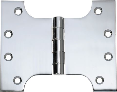 TRADCO HINGE PARLIAMENT CHROME PLATED / POLISHED CHROME