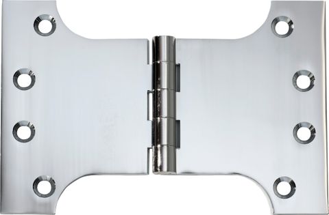 TRADCO HINGE PARLIAMENT CHROME PLATED / POLISHED CHROME