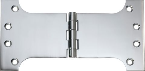 TRADCO HINGE PARLIAMENT CHROME PLATED / POLISHED CHROME