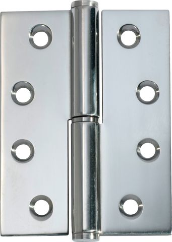 TRADCO HINGE LIFT OFF LEFT HAND CHROME PLATE