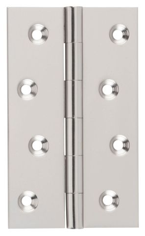 Tradco TRA2722 Hinge Fixed Pin Satin Nickel H100xw60xt2.5mm