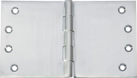 TRADCO HINGE BROAD BUTT SATIN CHROME / BRUSHED CHROME