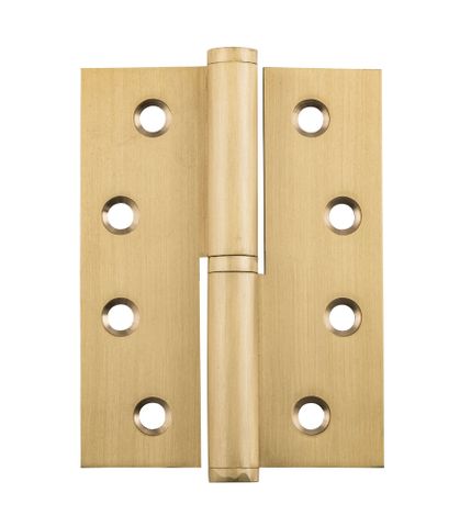 Tradco TRA2846 Hinge Lift Off Left Hand Satin Brass / Brushed Brass