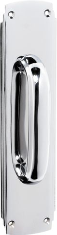 TRADCO PULL HANDLE ART DECO CHROME PLATED H240XW60MM