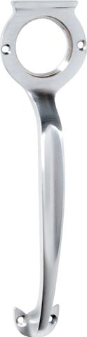 TRADCO PULL HANDLE CYLINDER HOLE SATIN CHROME H185XW50XP28MM