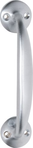 TRADCO CABINET PULL HANDLE TELEPHONE SATIN CHROME L125XP35MM