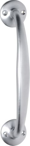 Tradco TRA2948 Cabinet Pull Handle Telephone Satin Chrome L187xp45mm