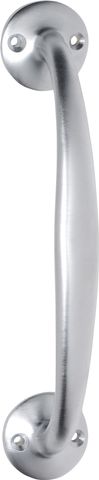 TRADCO CABINET PULL HANDLE TELEPHONE SATIN CHROME L187XP45MM