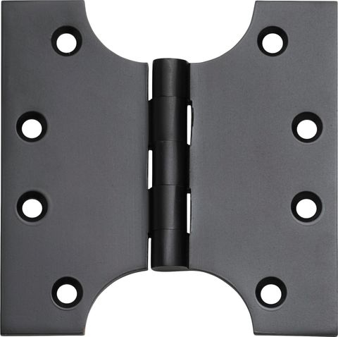 TRADCO HINGE PARLIAMENT MATT BLACK H100XW100XT4MM