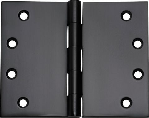 TRADCO HINGE BROAD BUTT MATT BLACK H100XW125XT4MM