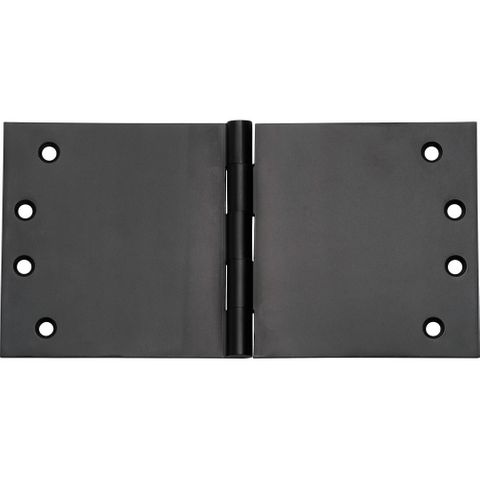 Tradco TRA2993 Hinge Broad Butt Matt Black H100xw200xt4mm