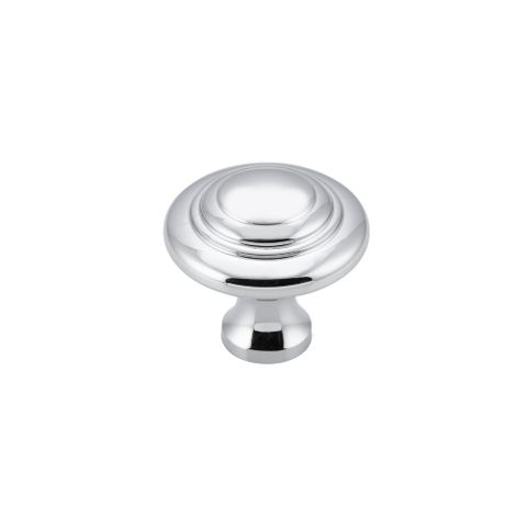 Tradco TRA3053 Cupboard Knob Domed Chrome Plated D25xp24mm