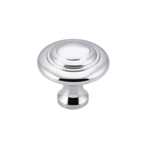 Tradco TRA3054 Cupboard Knob Domed Chrome Plated D32xp29mm
