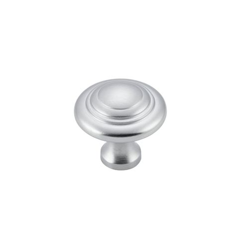 Tradco TRA3056 Cupboard Knob Domed Satin Chrome D25xp24mm