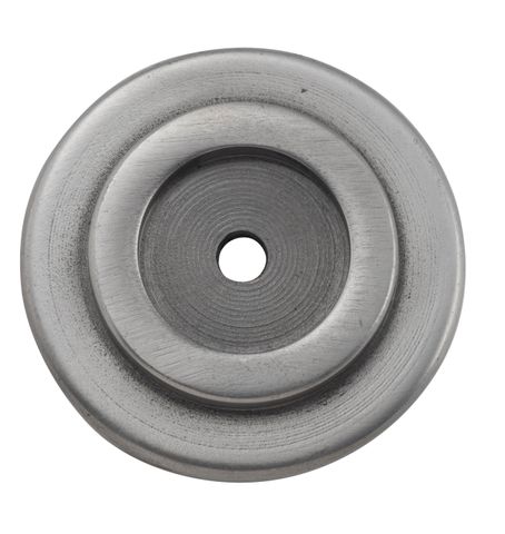 TRADCO BACKPLATE FOR DOMED CUPBOARD KNOB IRON POLISHED METAL