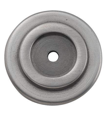 Tradco TRA3088 Backplate For Domed Cupboard Knob Iron Polished Metal