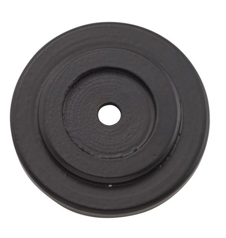 Tradco TRA3092 Backplate For Domed Cupboard Knob Iron Matt Black