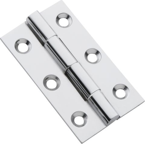 TRADCO CABINET HINGE FIXED PIN CHROME PLATED H50XW28MM