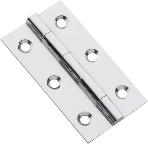 TRADCO CABINET HINGE FIXED PIN CHROME PLATED H63XW35MM