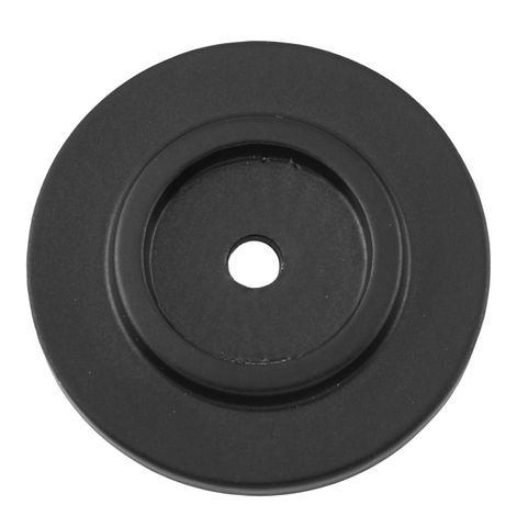 TRADCO BACKPLATE FOR DOMED CUPBOARD KNOB MATT BLACK D32MM