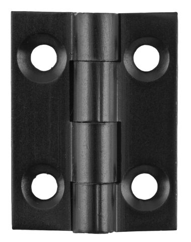 TRADCO CABINET HINGE FIXED PIN MATT BLACK H25XW22MM