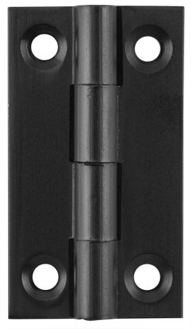 Tradco TRA9695 Cabinet Hinge Fixed Pin Matt Black H38xw22mm