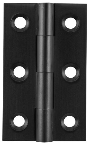 TRADCO CABINET HINGE FIXED PIN MATT BLACK H50XW28MM