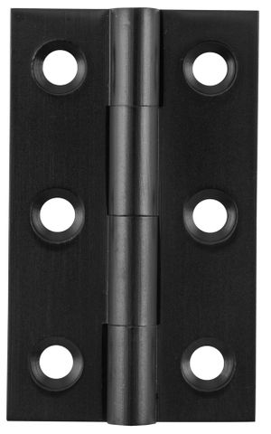 Tradco TRA9696 Cabinet Hinge Fixed Pin Matt Black H50xw28mm