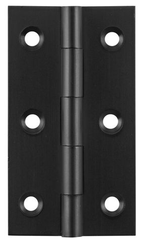 TRADCO CABINET HINGE FIXED PIN MATT BLACK H63XW35MM