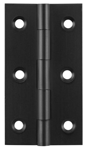 Tradco TRA9697 Cabinet Hinge Fixed Pin Matt Black H63xw35mm