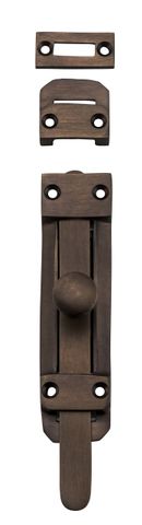 TRADCO TOWER BOLT ANTIQUE BRASS H118XW32MM