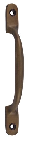 TRADCO CABINET PULL HANDLE STANDARD ANTIQUE BRASS L125XP26MM