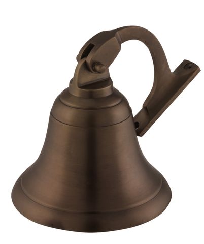 TRADCO SHIPS BELL ANTIQUE BRASS D125MM