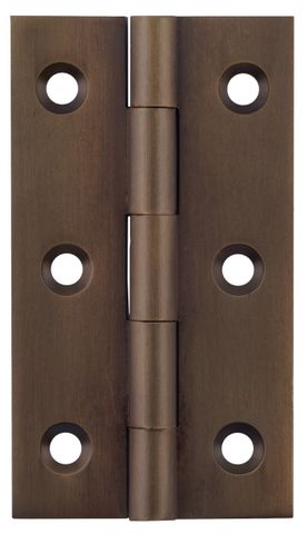 TRADCO CABINET HINGE FIXED PIN ANTIQUE BRASS H63XW35MM