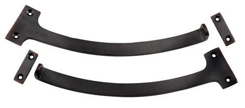 TRADCO FANLIGHT STOP PAIR ANTIQUE COPPER L190MM