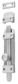 Tradco TRA9769 Tower Bolt Satin Chrome H118xw32mm