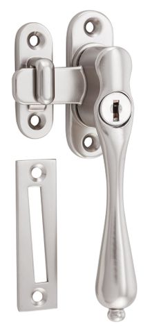 Tradco TRA9805 Casement Fastener Locking Teardrop RH Sn W28xp34mm