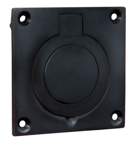 TRADCO CELLAR DOOR PULL ANTIQUE COPPER H61XW61MM