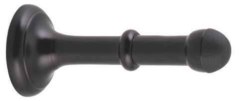 TRADCO DOOR STOP CONCEALED FIX LARGE MATT BLACK D43XP100MM
