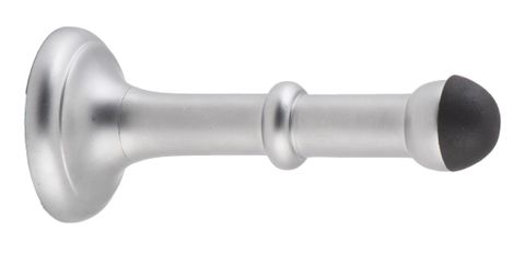 TRADCO DOOR STOP CONCEALED FIX LARGE SATIN CHROME D43XP100MM