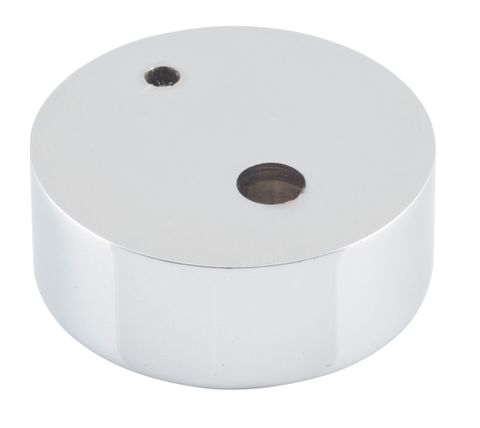 TRADCO DOOR STOP SPACER OVAL CHROME PLATED H15XD40MM