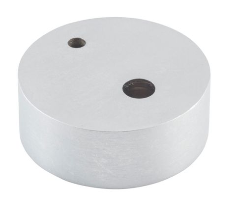 TRADCO DOOR STOP SPACER OVAL SATIN CHROME H15XD40MM