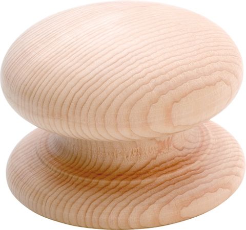 TRADCO PINE W/SCREW M/ROOM KNOB D40 P34MM