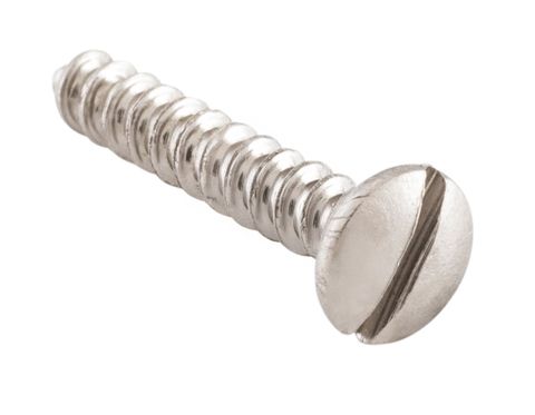 TRADCO 5 GAUGE SLOT HEAD RAISED COUNTERSUNK SCREWS (50 PACK)