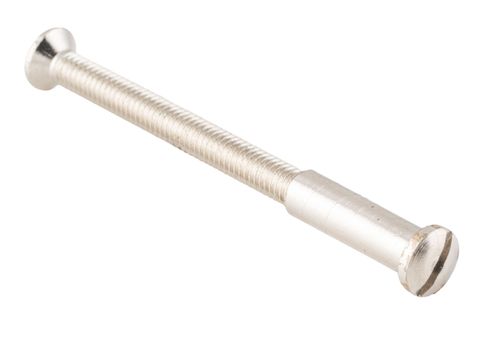 TRADCO TIEBOLT PLISHED NICKEL M4X0.7X65MM WITH CUTOFF POINTS