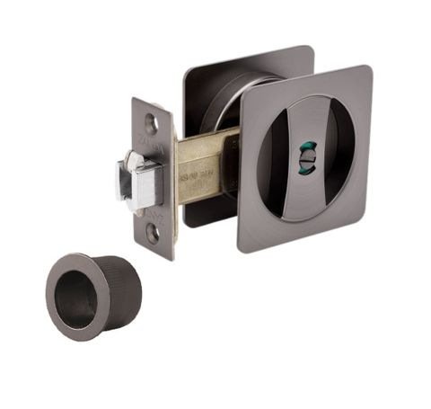Zanda 5331.GN Square Cavity Sliding Privacy Set GN