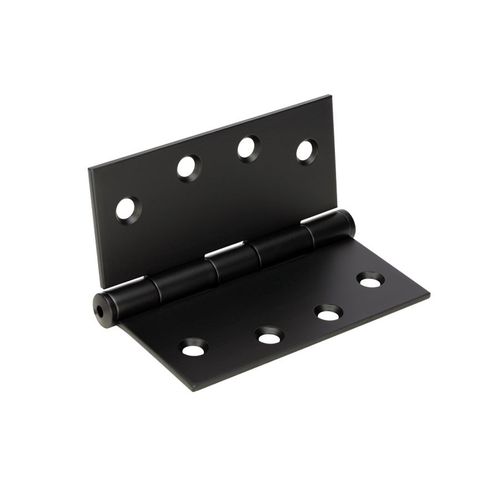 Zanda 5903.BLK Stainless Steel Butt Hinge 100X75X 2.5mm Fixed Pin BLK