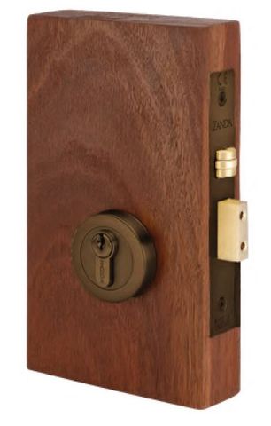 Zanda 1150.EB Round Roller Lock Kit Key/Turn B/Set 57mm Ember Bronze