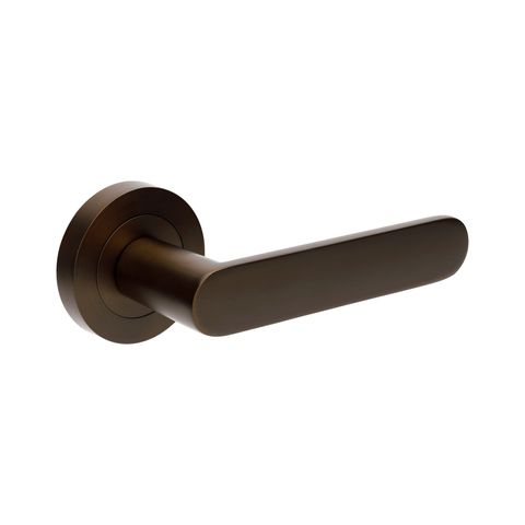 Zanda 10090.EB Duke Round Rose Lever Set EB