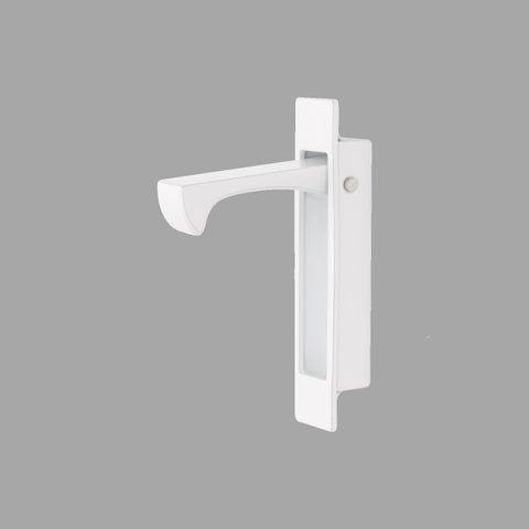 Zanda 5288.WHT Sliding Door Edge Pull - 90 X 18mm - Concealed Fixing